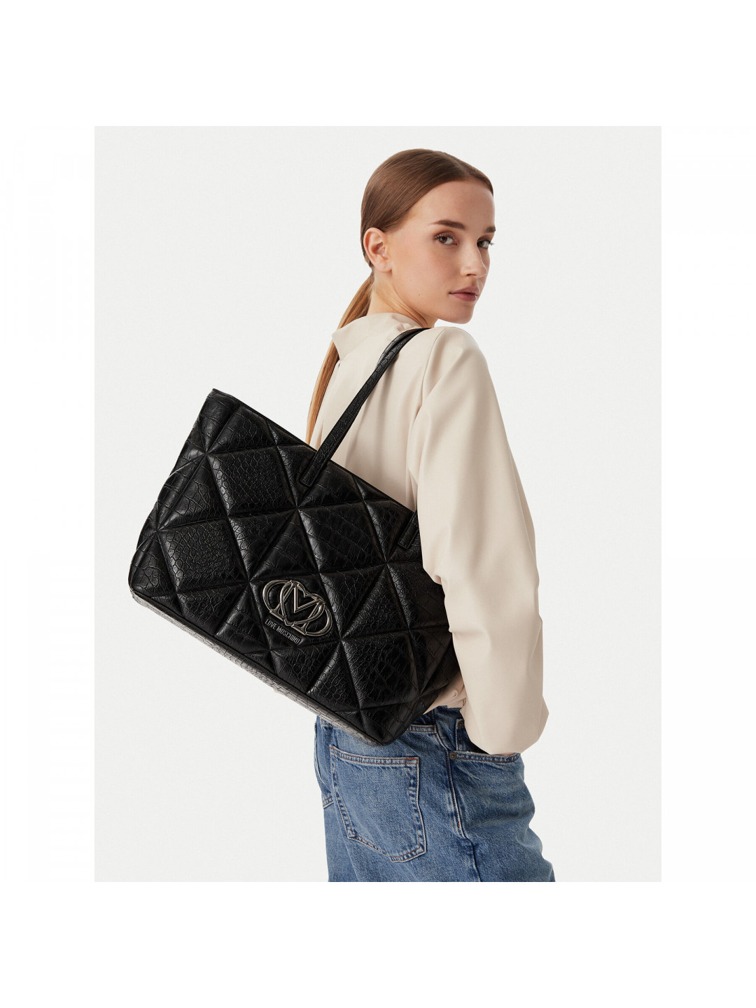 Kabelka LOVE MOSCHINO JC4120PP1PLF1000 Černá